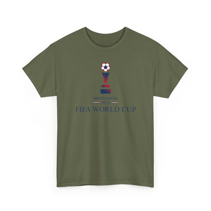 Soccer Trophy Graphic Tee | USA Soccer Shirt | USA Tournament T-Shirt, 2026 World Cup USA T-Shirt, Political Soccer Fan Tee