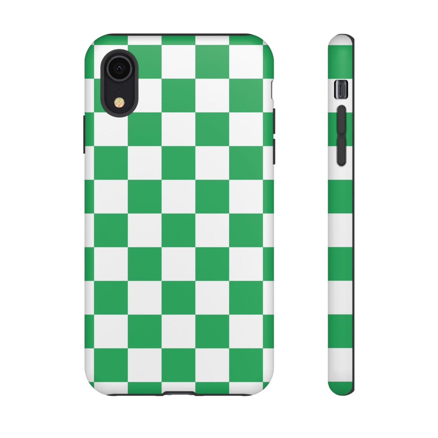 Green Checkerboard Phone Case, iPhone 17 Pro, 17, 16, 15, 14, 13, 12, 11, X, XR, XS MAX, Mobile Cover, Gift for Students, Phone Accessory