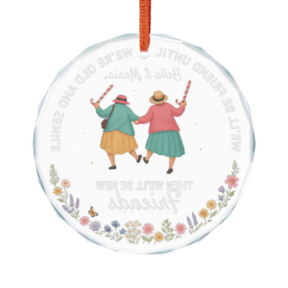Personalized Heartwarming Friendship Ornament, Gift for Friends, Holiday Decoration, Friendship Keepsake, Home Decor, Memory Reminder