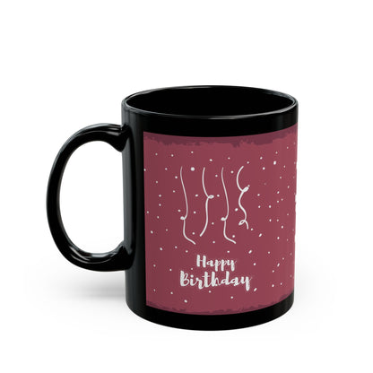 Personalized Birthday Mug, Custom Name Coffee Cup, Unique Gift for Him or Her, Holiday Cheer, Celebrate in Style, Birthday present