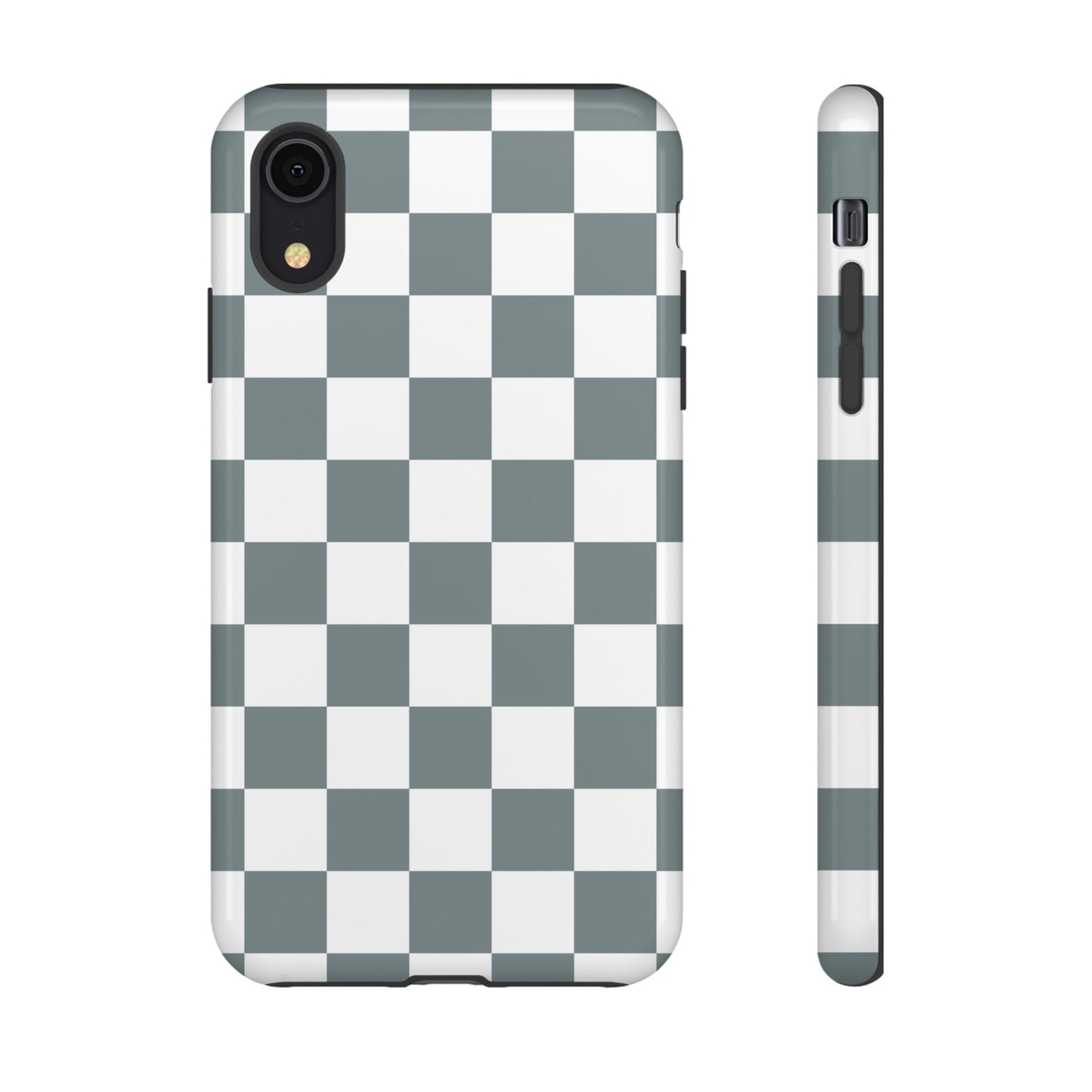 Stylish Checkerboard Phone Case, Durable Phone Cover, Unique Gift, iPhone 17 Pro, 17, 17 Air, 16, 15, 14, 13, 12, 11, X, XR, XS MAX