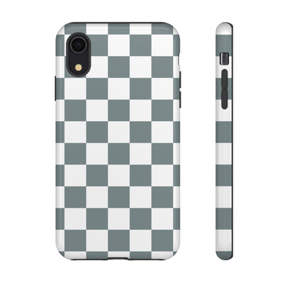 Stylish Checkerboard Phone Case, Durable Phone Cover, Unique Gift, iPhone 17 Pro, 17, 17 Air, 16, 15, 14, 13, 12, 11, X, XR, XS MAX