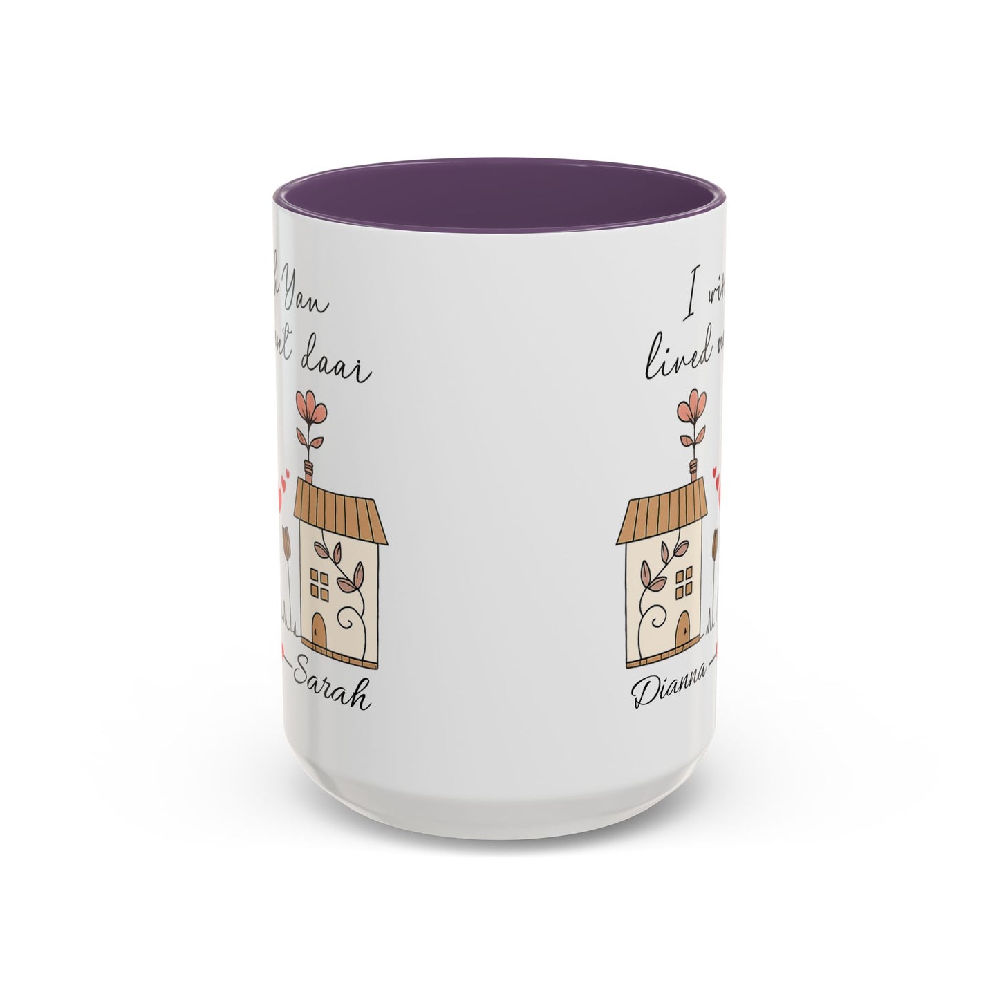 I Wish You Lived Next Door Mug, Christmas Gift for Best Friend, Long Distance Friendship Mug, Valentine's Day Gift for Her, Miss You Gift