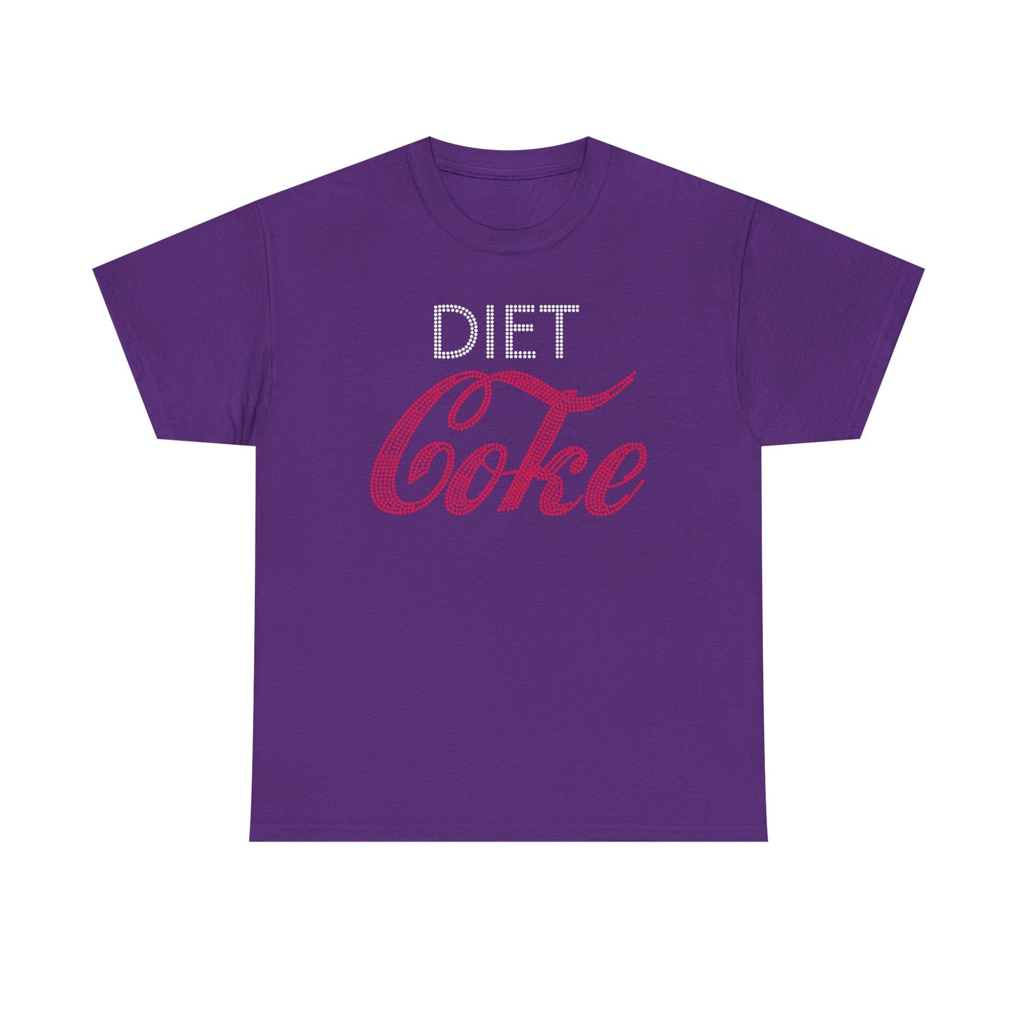 Diet Coke T-Shirt, Funny Soda Lover Graphic Tee, Rhinestone Style Diet Coke Shirt, Casual Unisex Tee Gift for Her