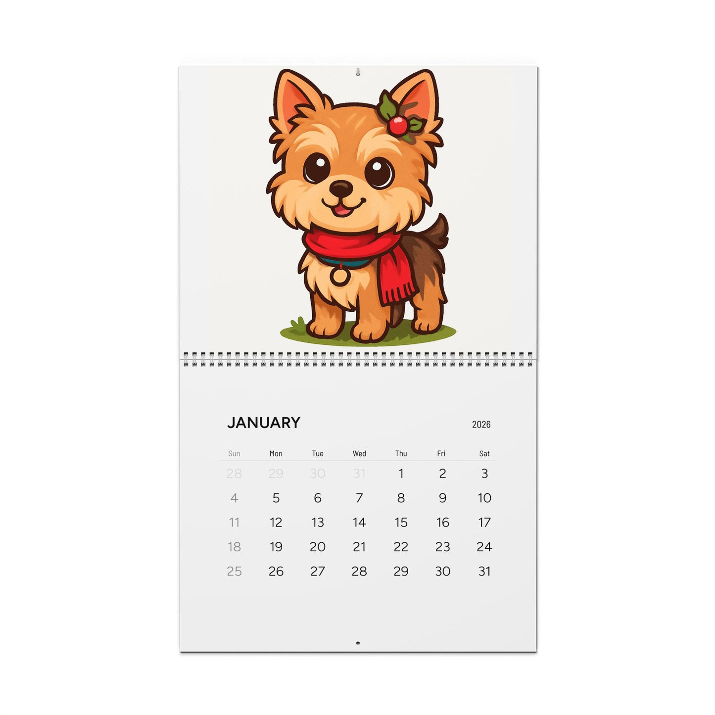2026 Dog Lovers Calendar | Cute & Funny Dog Wall Calendar | Adorable Dog Breeds Monthly Planner Gift | 14x11.5 Inch