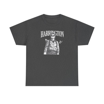 Harrington Graphic Tee Shirt | Vintage Pilot Photo T-Shirt | Retro Biker Aesthetic Top, Unisex Streetwear Gift
