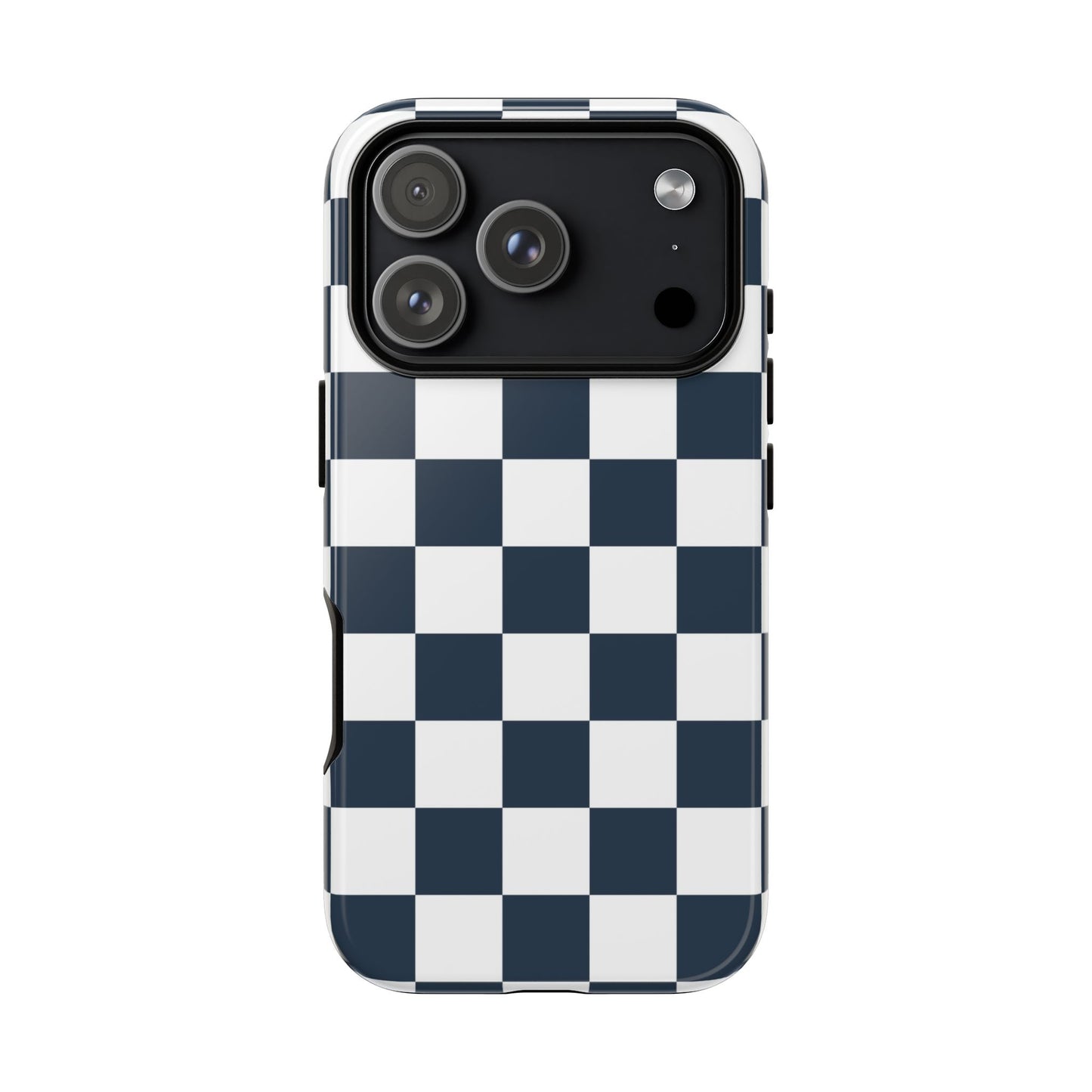Checkered Pattern iPhone Case, iPhone Cover, Modern iPhone Accessory, Gift for Him, Trendy Mobile Protection