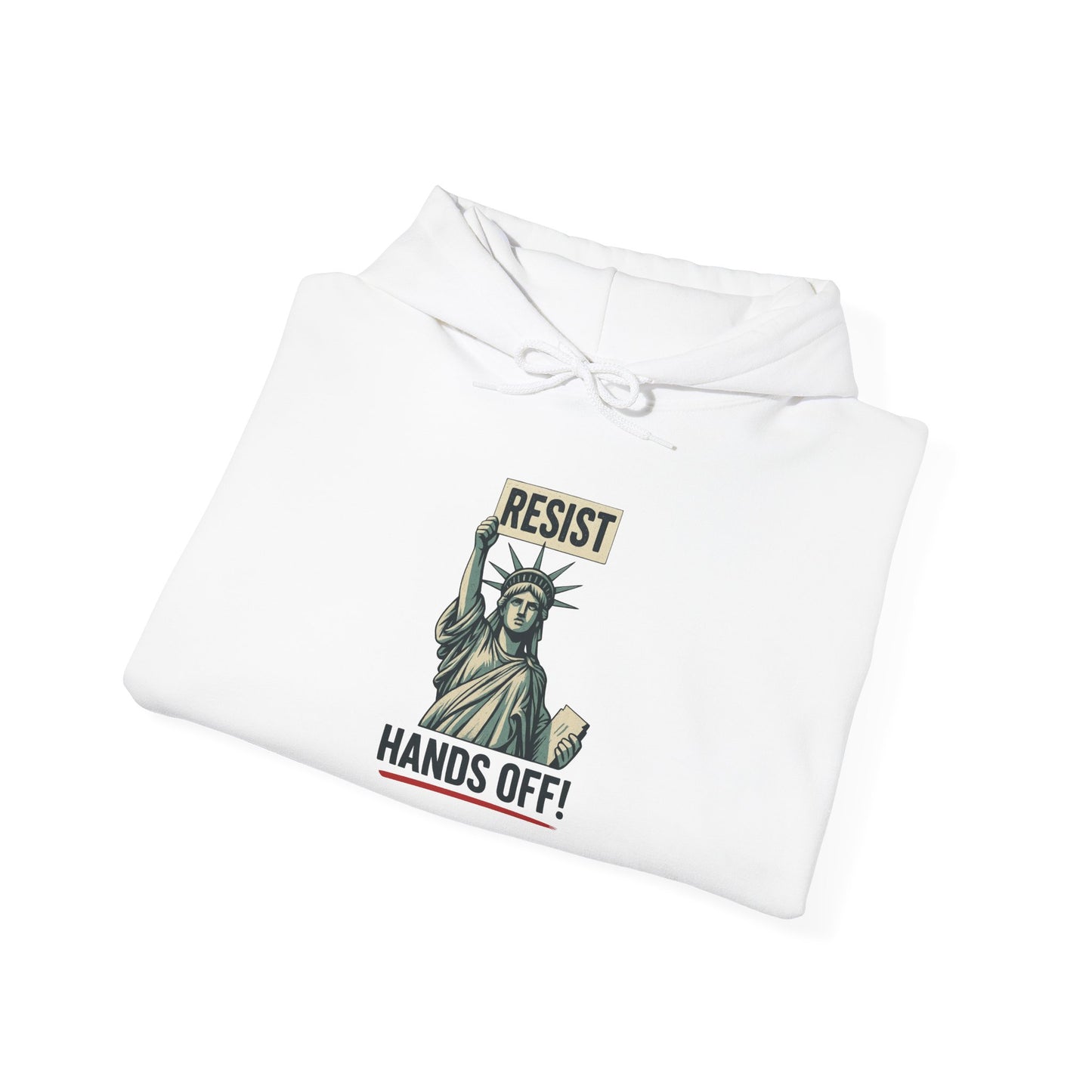 Resist Statue of Liberty Hands Off Hoodie | Political Protest Pullover | Resist Hands Off Hoodie | Equality Hoodie | Social Justice Gift