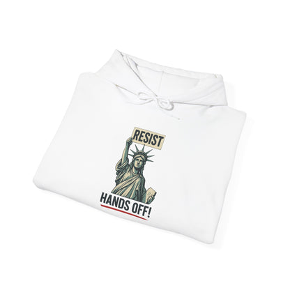 Resist Statue of Liberty Hands Off Hoodie | Political Protest Pullover | Resist Hands Off Hoodie | Equality Hoodie | Social Justice Gift