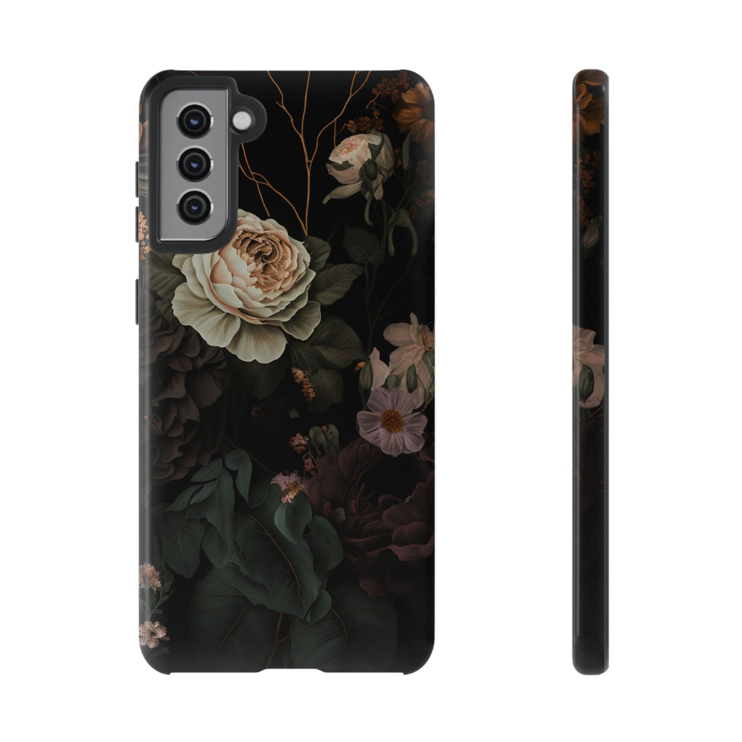 Floral Phone Case For iPhone And Samsung, Tough Cases, Flower Design, Stylish Protection, Gift for Her, Nature Lovers Accessory, Floral Gift