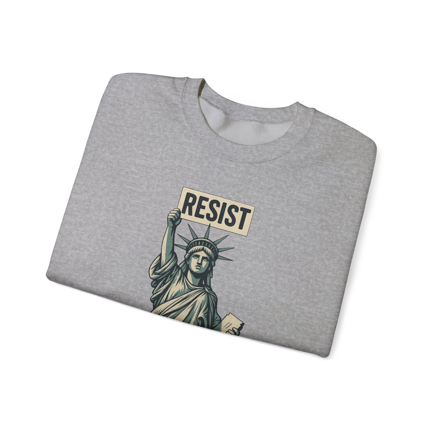Statue of Liberty Resist Hands Off! Sweatshirt | Resist Hands Off Sweatshirt | Womens Rights Equality Sweater | Social Justice Activism Gift