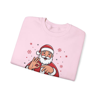 Six Seven Santa Funny Christmas Sweatshirt Cozy Holiday Crewneck for Men & Women | Santa Graphic Pullover | Warm Festive Gift for Friends