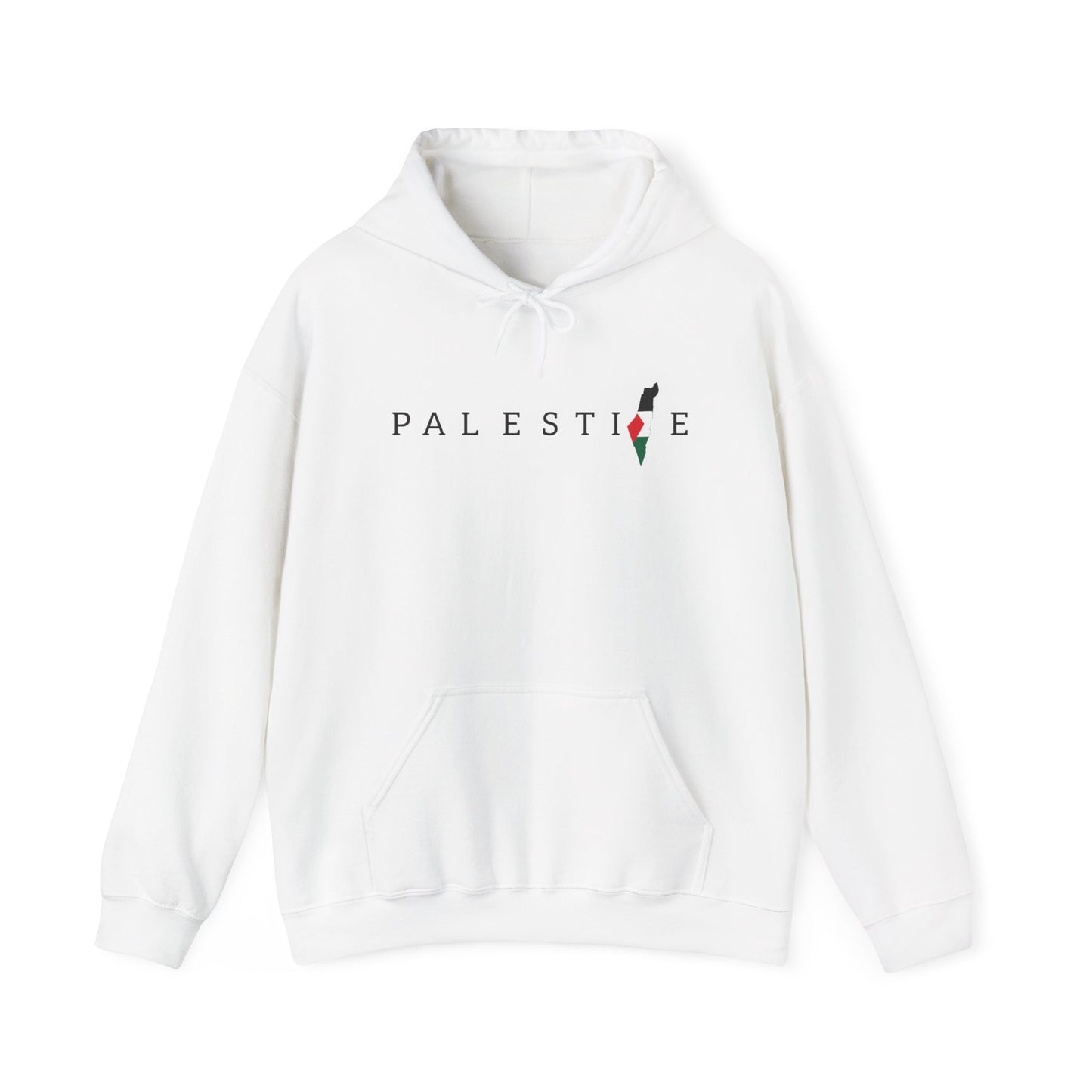 Free Palestine Heavy Blend Sweatshirt Hoodie , Warm Apparel, Statement Clothing, Gift for Activists, Stand With Palestine, Gaza College