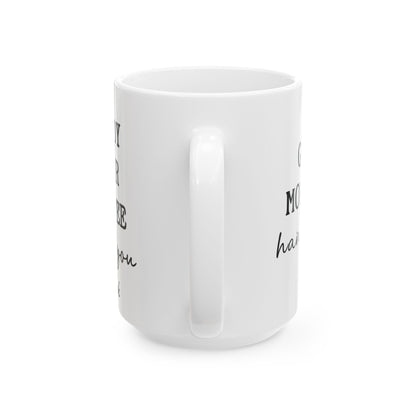 Enjoy Your Coffee Handsome Good Morning Mug, Boyfriend Valentines Day Gift For Him Funny Husband Gift Personalized  Mug Gift