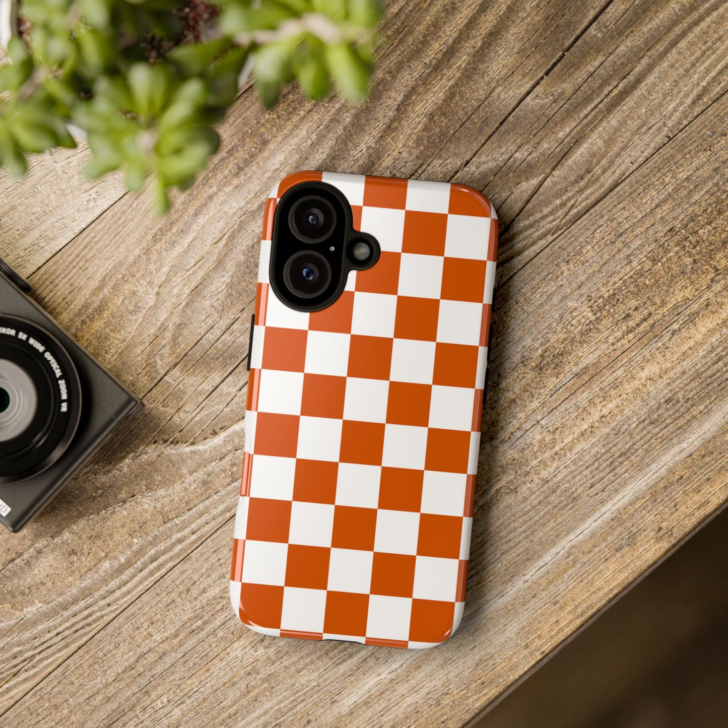 Checkered Phone Case, Trendy Phone Cover, iPhone 17 Pro, 17, 17 Air, 16, 15, 14, 13, 12, 11, X, XR, XS MAX