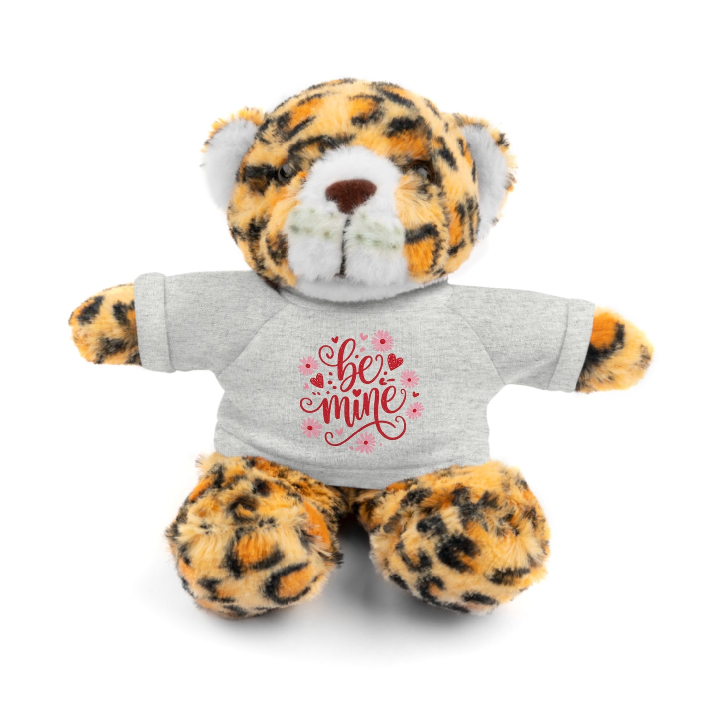 Be Mine Teddy Bear Plush, Valentine's Stuffed Animal with Shirt, Cute Plush Gift for Kids or Couples, Anniversary Love Toy