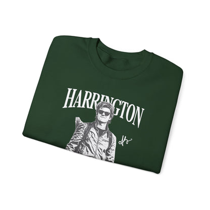 Harrington Portrait Crewneck Sweatshirt | Vintage Photo Graphic Pullover | Aesthetic Unisex Sweatshirt, Retro Streetwear Gift