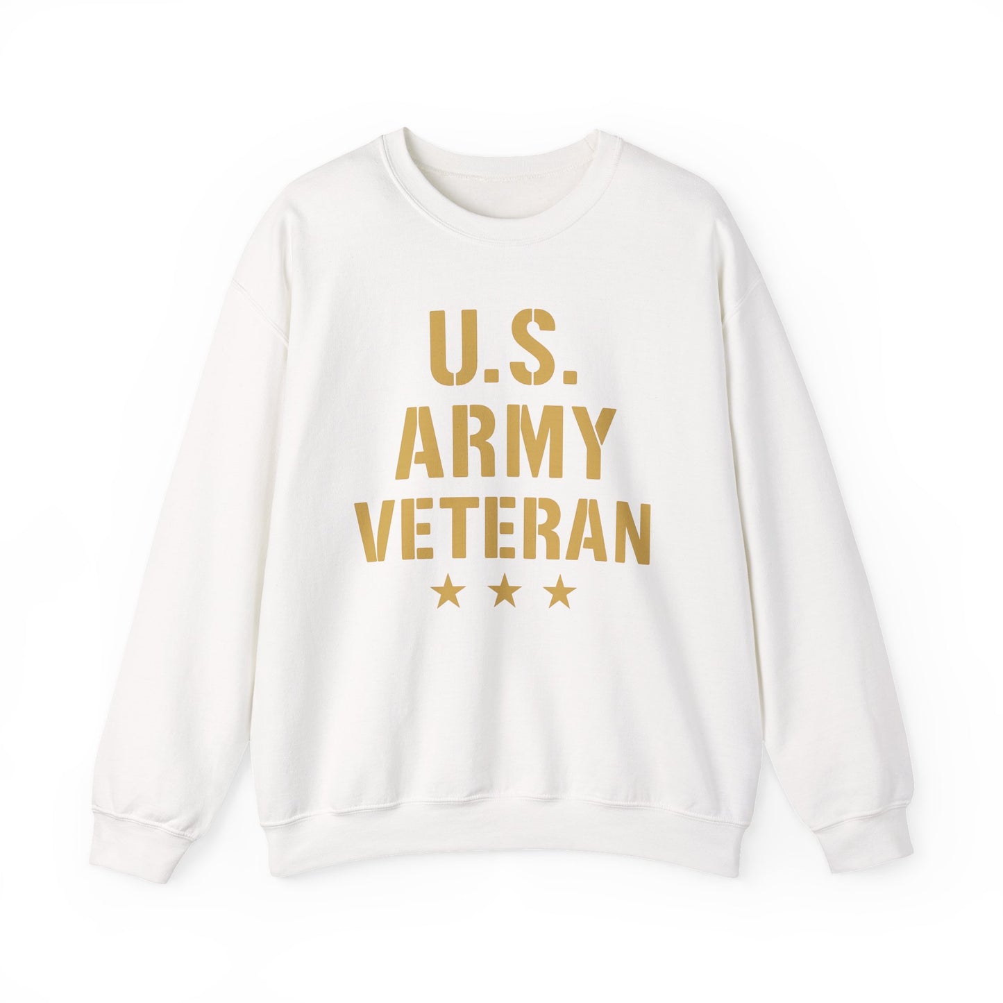 U.S. Army Veteran Crewneck Sweatshirt, Military Tribute Gift, Veteran Appreciation, Unisex Casual Wear, Cozy Sweatshirt