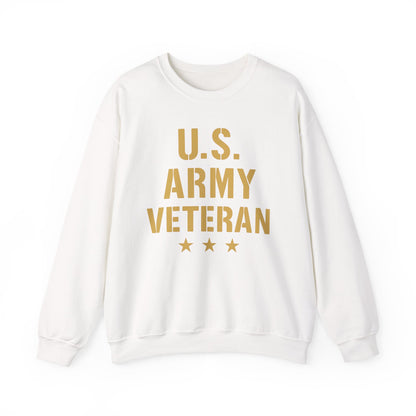 U.S. Army Veteran Crewneck Sweatshirt, Military Tribute Gift, Veteran Appreciation, Unisex Casual Wear, Cozy Sweatshirt