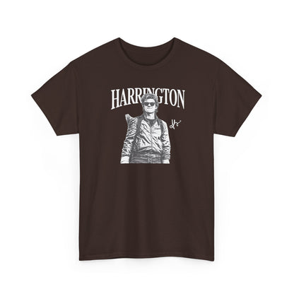 Harrington Graphic Tee Shirt | Vintage Pilot Photo T-Shirt | Retro Biker Aesthetic Top, Unisex Streetwear Gift