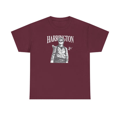 Harrington Graphic Tee Shirt | Vintage Pilot Photo T-Shirt | Retro Biker Aesthetic Top, Unisex Streetwear Gift