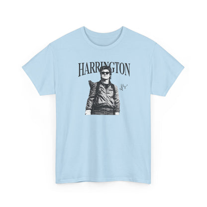 Harrington Graphic Tee Shirt | Vintage Pilot Photo T-Shirt | Retro Biker Aesthetic Top, Unisex Streetwear Gift