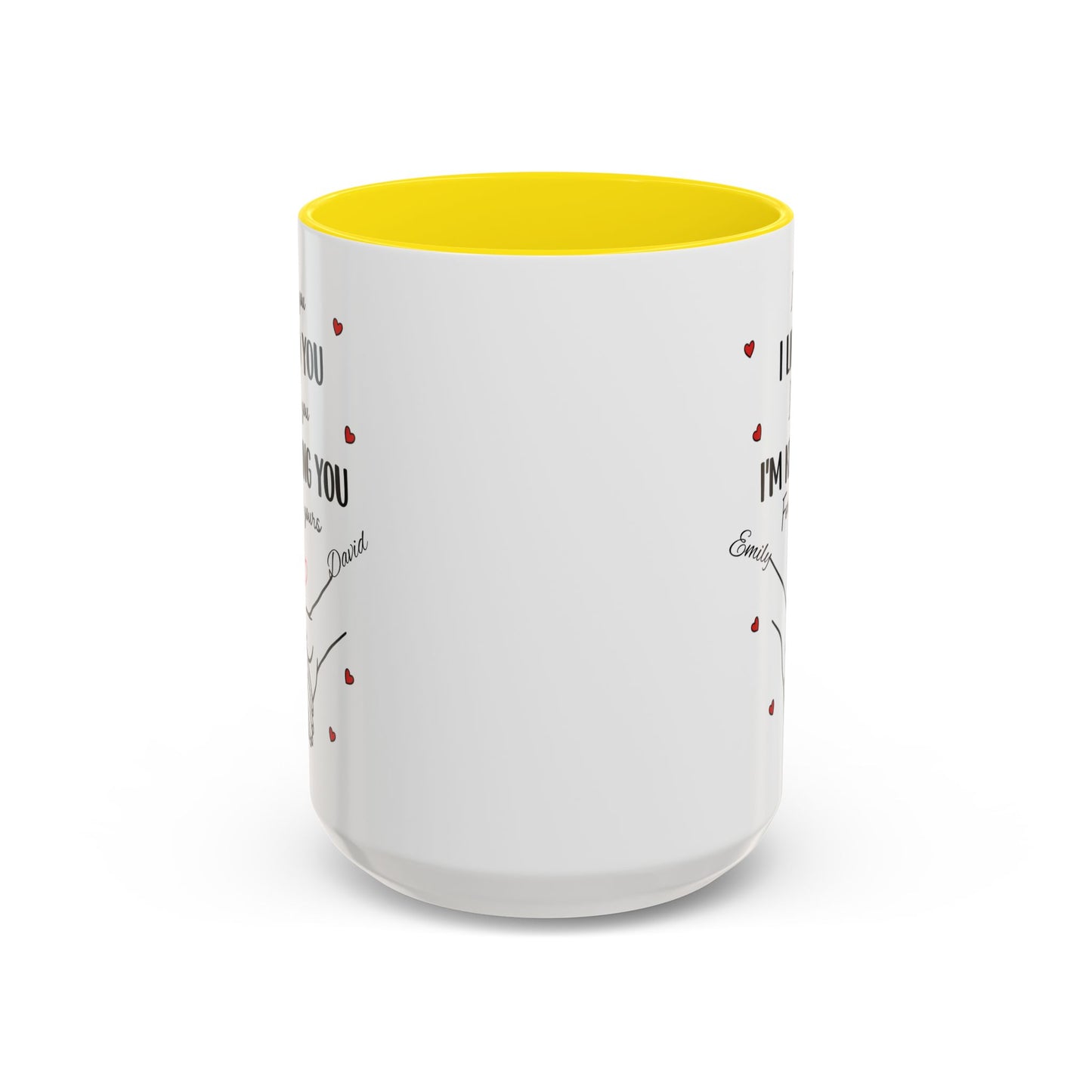 I Met You I Liked You I Love You I'm Keeping You Mug, Personalized Couple Coffee Cup, Handshake Hearts Love Gift, Valentine Gift