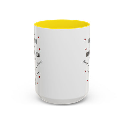 I Met You I Liked You I Love You I'm Keeping You Mug, Personalized Couple Coffee Cup, Handshake Hearts Love Gift, Valentine Gift