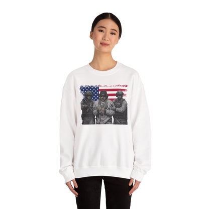 Maduro Captured 2026 Venezuela Libre Sweatshirt, Patriotic Military Graphic Crewneck, American Flag Soldier Tribute, Support Pullover