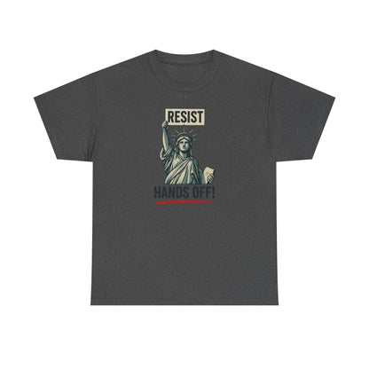 Statue of Liberty Resist Hands Off Tee | Political Protest Shirt | Resist Hands Off Shirt | Womens Rights Protest Shirt