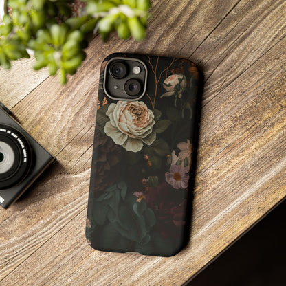 Floral Phone Case For iPhone And Samsung, Tough Cases, Flower Design, Stylish Protection, Gift for Her, Nature Lovers Accessory, Floral Gift