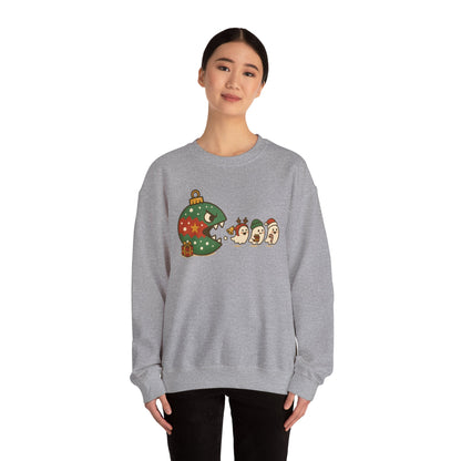 Cute Holiday Crewneck Sweatshirt, Funny Christmas Gift, Cute Sweater, Unisex Christmas Sweatshirt, Cozy Winter Apparel
