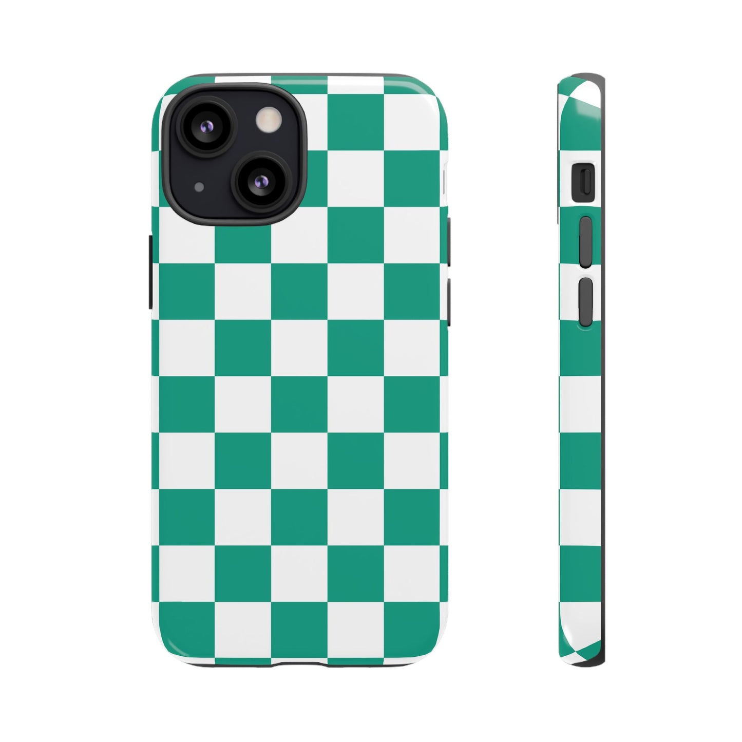 Checkered iPhone Case, Stylish Phone Cover,  Mobile Case For iPhone 17 Pro, 17, 16, 15, 14, 13, 12, 11, X, XR,XS MAX, Chic Gift for Her
