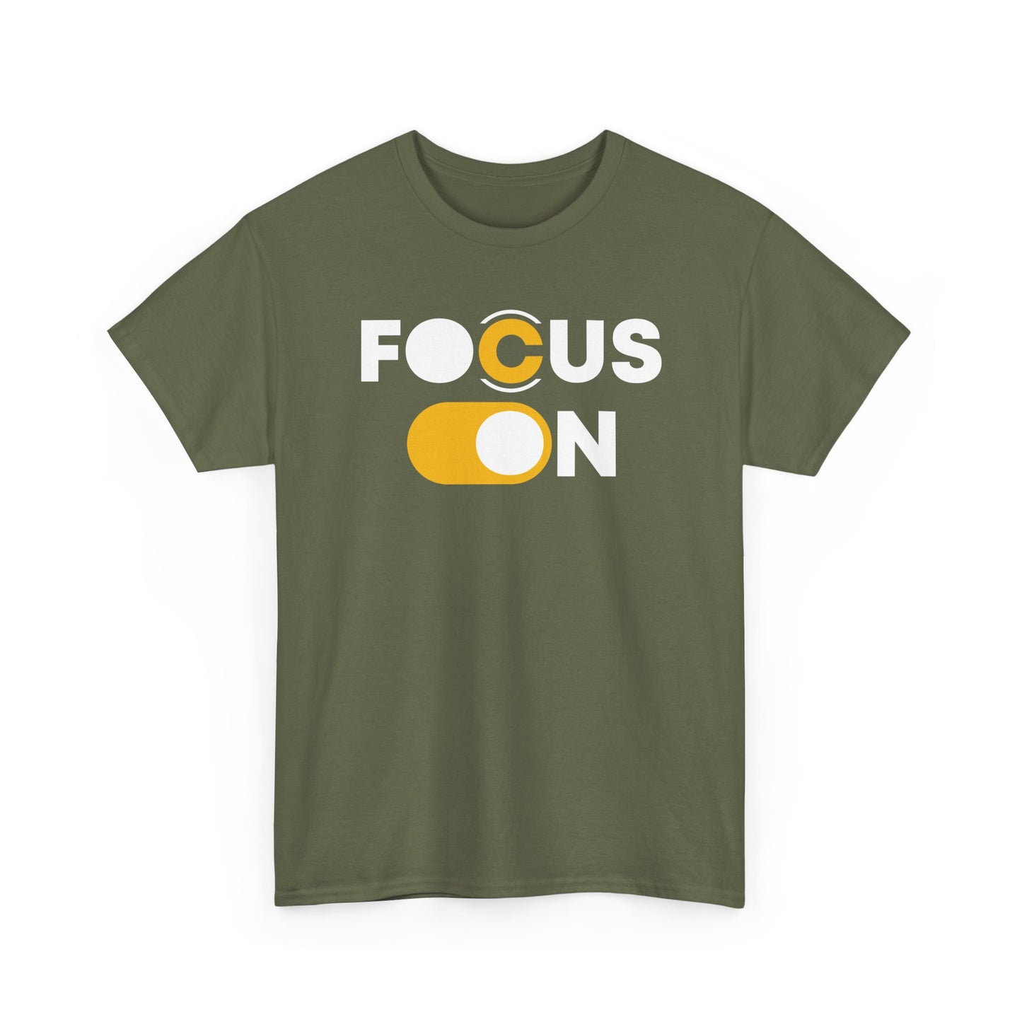 Focus On T-Shirt | Motivational Graphic Tee | Minimalist Positive Quote T-Shirt | Inspirational Gift for Men & Women