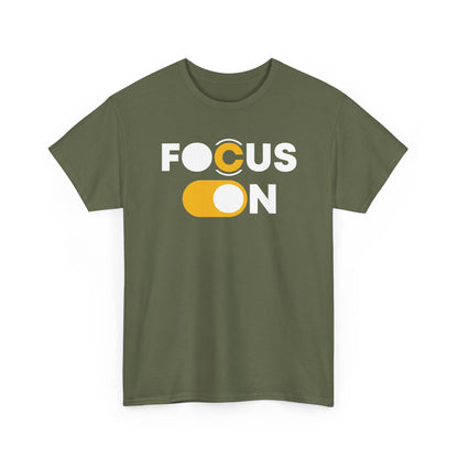 Focus On T-Shirt | Motivational Graphic Tee | Minimalist Positive Quote T-Shirt | Inspirational Gift for Men & Women