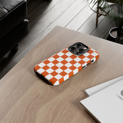 Checkered Phone Case, Trendy Phone Cover, iPhone 17 Pro, 17, 17 Air, 16, 15, 14, 13, 12, 11, X, XR, XS MAX