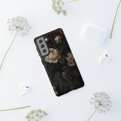 Floral Phone Case For iPhone And Samsung, Tough Cases, Flower Design, Stylish Protection, Gift for Her, Nature Lovers Accessory, Floral Gift