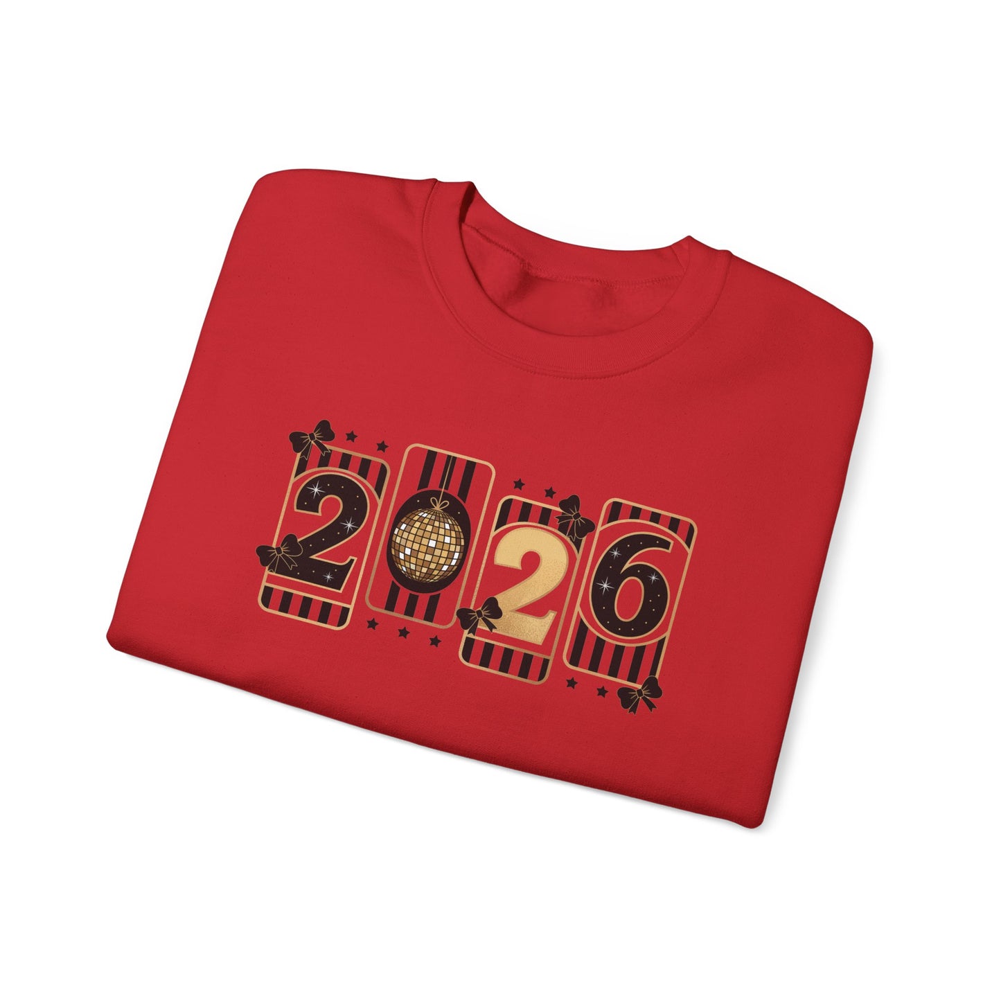 2026 New Year Sweatshirt, Black & Gold New Years Crewneck, Happy New Year 2026 Shirt, Retro Party Sweatshirt, Womens New Year Gift