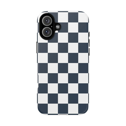 Checkered Pattern iPhone Case, iPhone Cover, Modern iPhone Accessory, Gift for Him, Trendy Mobile Protection