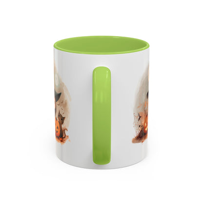 Personalized Witch Coffee Mug, Personalized Halloween Mug, Cute Witch Gift, Fall Decor, Coffee Cup for Kids