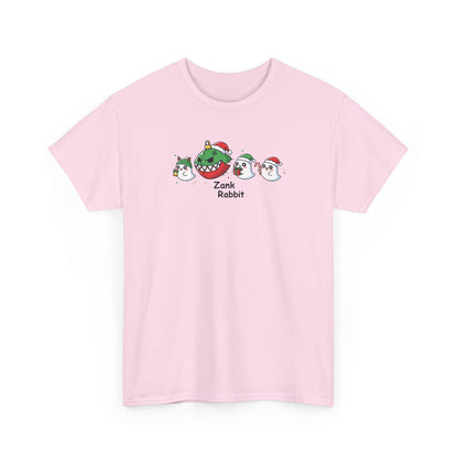 Zank Rabbit Christmas Shirt | Funny Holiday T-Shirt | Cute Cartoon Bunny Xmas Tee | Festive Animal Lover Gift | Unisex Christmas Shirt