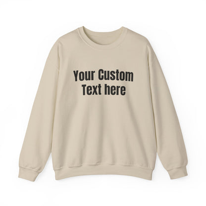 Customizable Crewneck Sweatshirt, Personalized Gift, Holidays, Unique Design, Perfect Gift for Anniversaries, Weddings, and Special Occasion