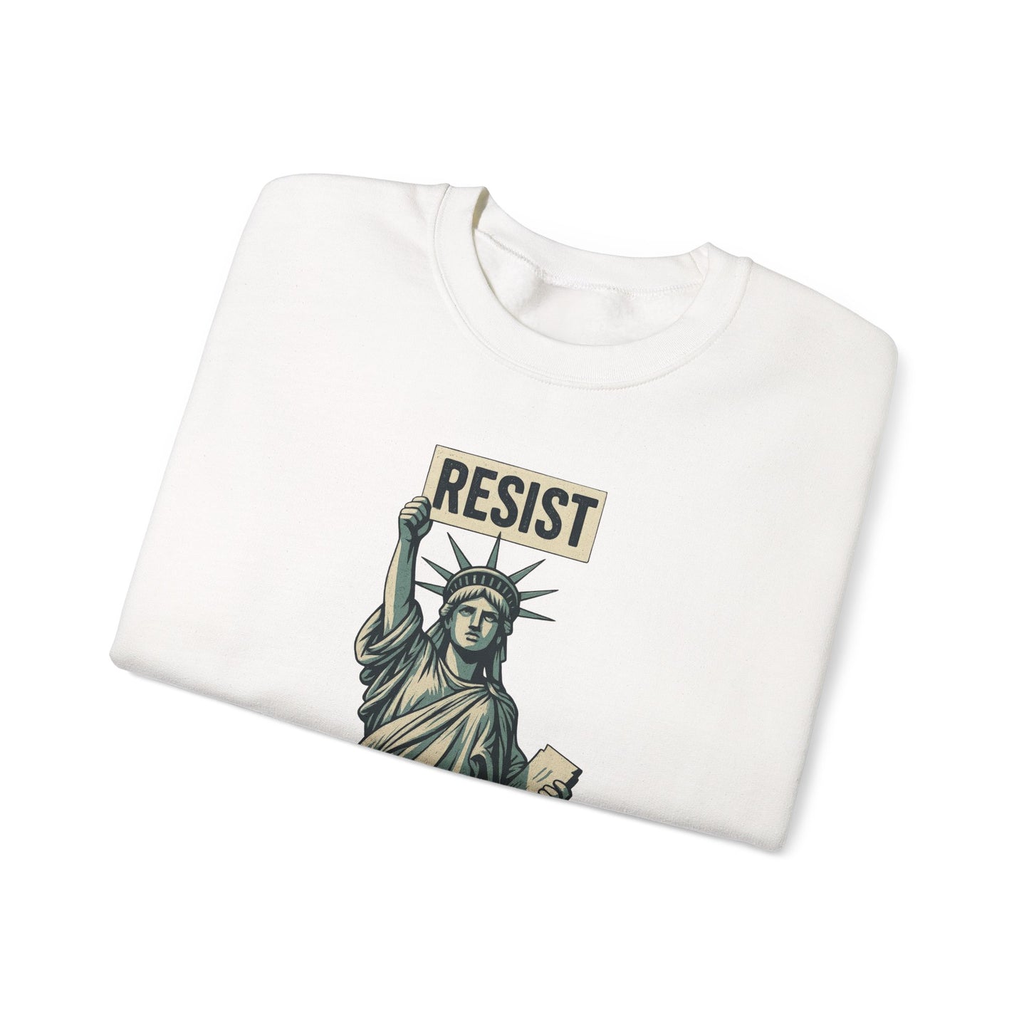 Statue of Liberty Resist Hands Off! Sweatshirt | Resist Hands Off Sweatshirt | Womens Rights Equality Sweater | Social Justice Activism Gift