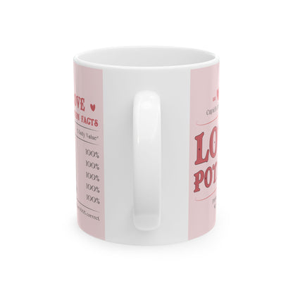 Love Potion Mug, Cupids Brewing Co Coffee Mug | Valentines Day Gift | Romantic Coffee Cup | Cute Love Mug | Gift for Her or Him