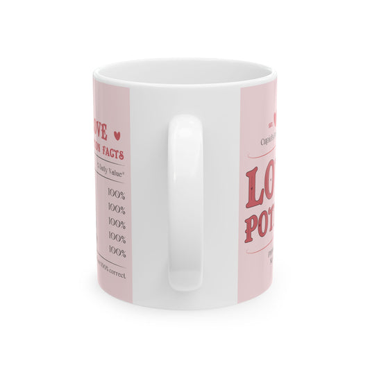 Love Potion Mug, Cupids Brewing Co Coffee Mug | Valentines Day Gift | Romantic Coffee Cup | Cute Love Mug | Gift for Her or Him