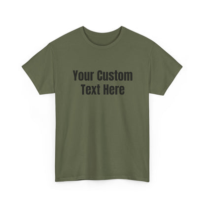 Customizable Heavy Cotton Tee - Perfect for Gifts, Events, Casual Wear, Team Outfits, Celebrations, Perfect Gift for Birthdays