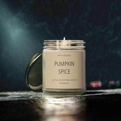 Pumpkin Spice Scented Candles | Cozy Aromatherapy, Halloween Candle, Fall Decor, Gift for Her, Home Fragrance, Relaxation Candle