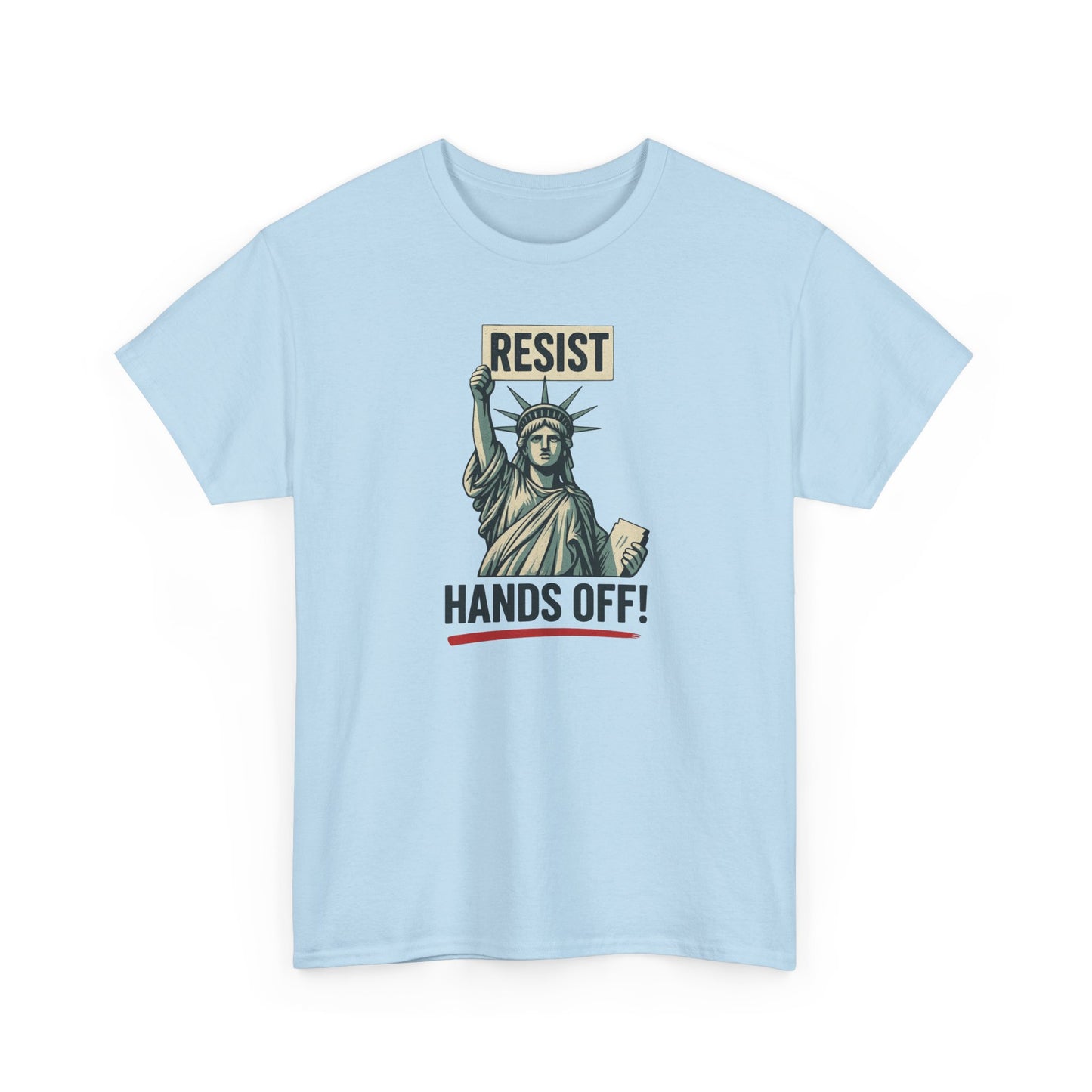 Statue of Liberty Resist Hands Off Tee | Political Protest Shirt | Resist Hands Off Shirt | Womens Rights Protest Shirt