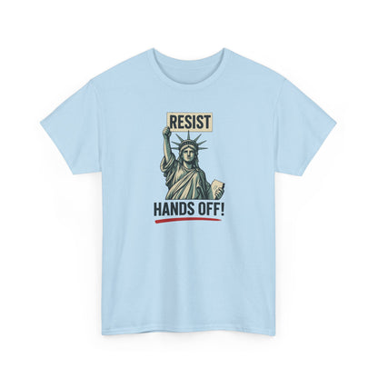 Statue of Liberty Resist Hands Off Tee | Political Protest Shirt | Resist Hands Off Shirt | Womens Rights Protest Shirt