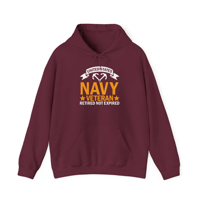 Navy Veteran Sweatshirt Hoodie, Military Retro Hoodie, Veteran's Gift, Proud Veteran Apparel, Memorial Day gift, Veteran's Day Apparel